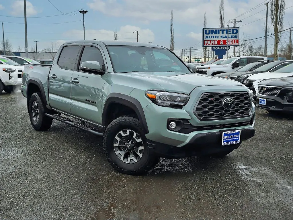 Gray 2023 Toyota Tacoma Double Cab TRD Off-Road Pickup 4D 5 ft for sale in Anchorage, AK