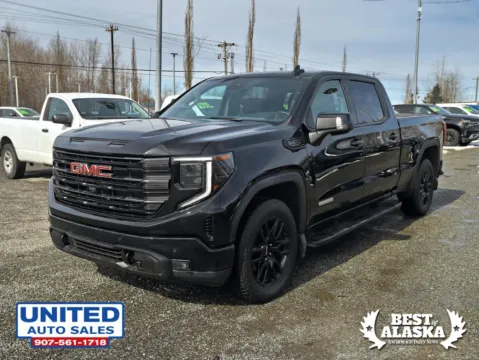 Photos of 2024 GMC Sierra 1500 Crew Cab Elevation Pickup 4D 6 1/2 ft for sale in Anchorage, AK at United Auto Sales