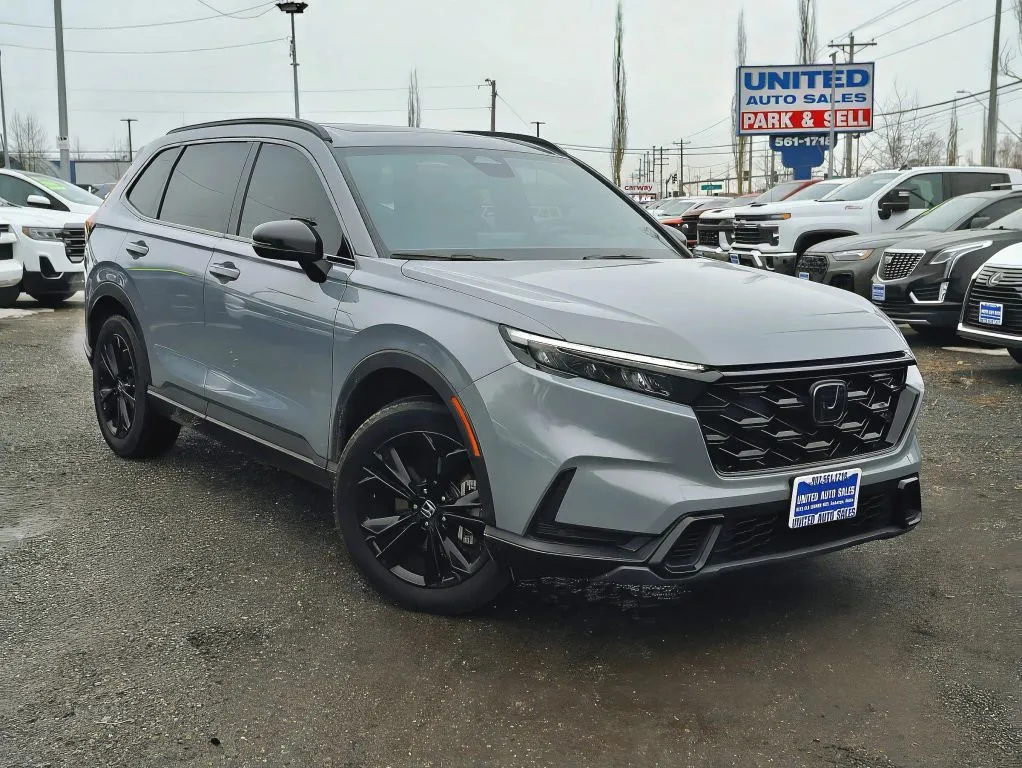 Gray 2023 Honda CR-V Hybrid Sport Touring Sport Utility 4D for sale in Anchorage, AK