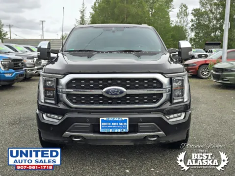 Photos of 2023 Ford F-150 SuperCrew Cab Platinum Pickup 4D 6 1/2 ft for sale in Anchorage, AK at United Auto Sales