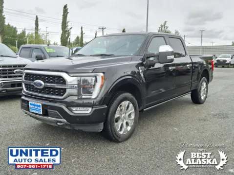 Another view of 2023 Ford F-150 SuperCrew Cab Platinum Pickup 4D 6 1/2 ft for sale in Anchorage, AK at United Auto Sales