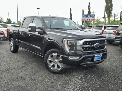 Black 2023 Ford F-150 SuperCrew Cab Platinum Pickup 4D 6 1/2 ft for sale in Anchorage, AK