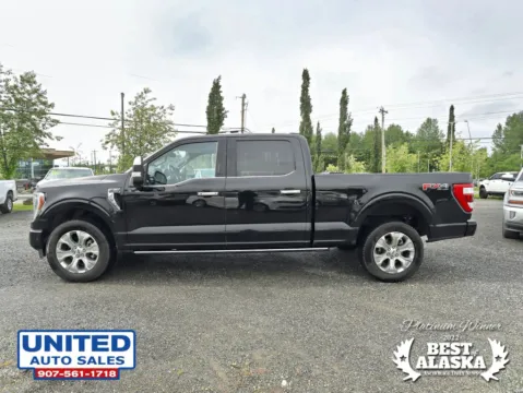 More photos of 2023 Ford F-150 SuperCrew Cab Platinum Pickup 4D 6 1/2 ft at United Auto Sales, AK