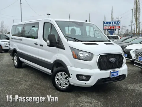White 2024 Ford Transit 350 Passenger Van XLT w/Low Roof Van 3D for sale in Anchorage, AK
