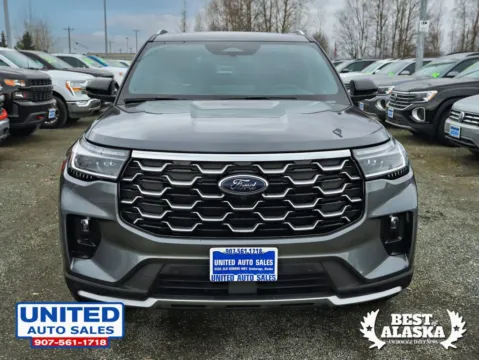 Another view of 2025 Ford Explorer Platinum Sport Utility 4D for sale in Anchorage, AK at United Auto Sales