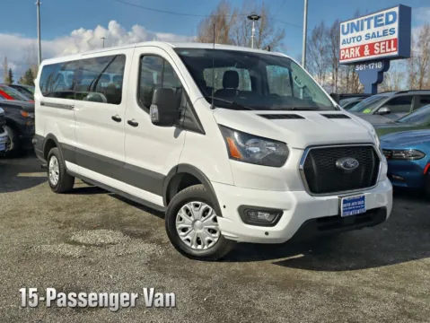 White 2024 Ford Transit 350 Passenger Van XLT w/Low Roof Van 3D for sale in Anchorage, AK