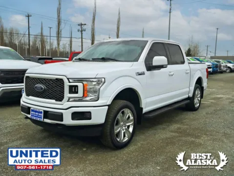 Another view of 2018 Ford F-150 SuperCrew Cab Lariat Pickup 4D 5 1/2 ft for sale in Anchorage, AK at United Auto Sales