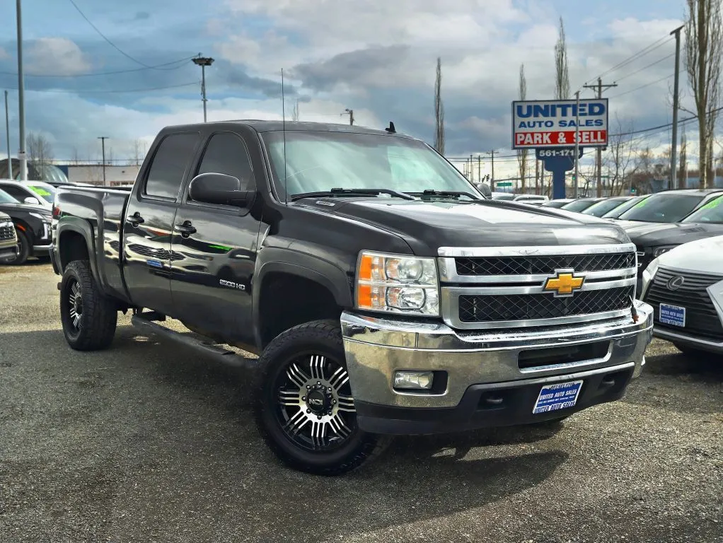 Black 2011 Chevrolet Silverado 2500 HD Crew Cab LTZ Pickup 4D 6 1/2 ft for sale in Anchorage, AK