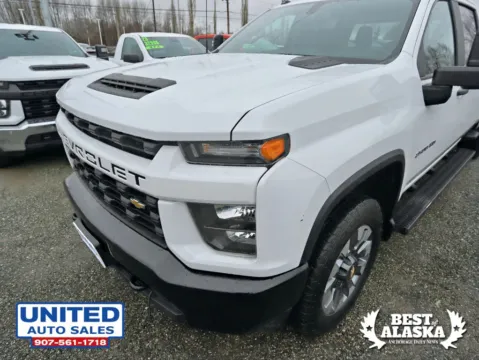 More photos of 2022 Chevrolet Silverado 2500 HD Crew Cab Custom Pickup 4D 8 ft at United Auto Sales, AK