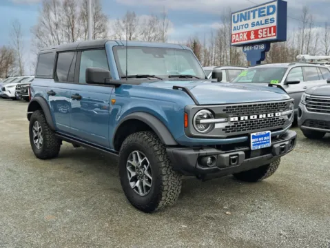 Blue 2025 Ford Bronco Badlands Sport Utility 4D for sale in Anchorage, AK