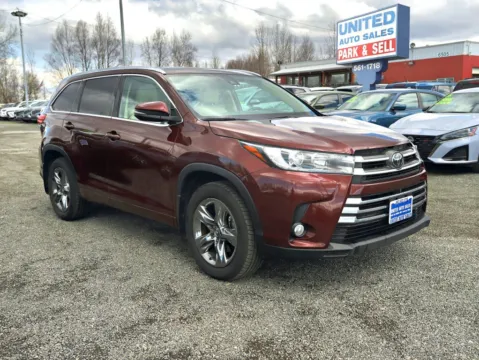 Red 2018 Toyota Highlander Limited Platinum Sport Utility 4D for sale in Anchorage, AK
