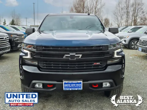 Photos of 2021 Chevrolet Silverado 1500 Crew Cab LT Trail Boss Pickup 4D 5 3/4 ft for sale in Anchorage, AK at United Auto Sales