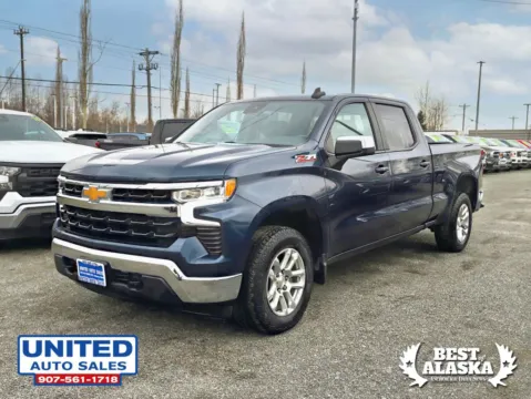Another view of 2022 Chevrolet Silverado 1500 Crew Cab LT Pickup 4D 6 1/2 ft for sale in Anchorage, AK at United Auto Sales