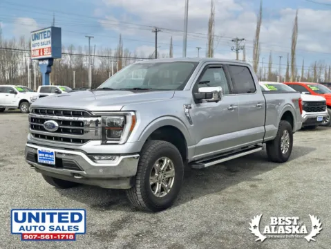 Photos of 2022 Ford F-150 SuperCrew Cab Lariat Pickup 4D 6 1/2 ft for sale in Anchorage, AK at United Auto Sales