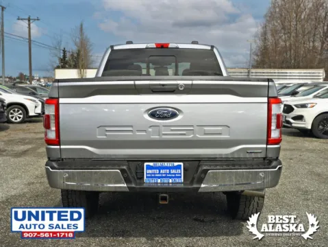 More photos of 2022 Ford F-150 SuperCrew Cab Lariat Pickup 4D 6 1/2 ft at United Auto Sales, AK