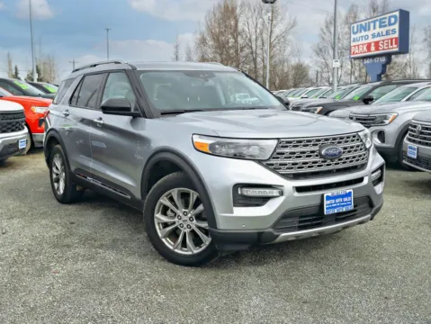Silver 2023 Ford Explorer Limited Sport Utility 4D for sale in Anchorage, AK