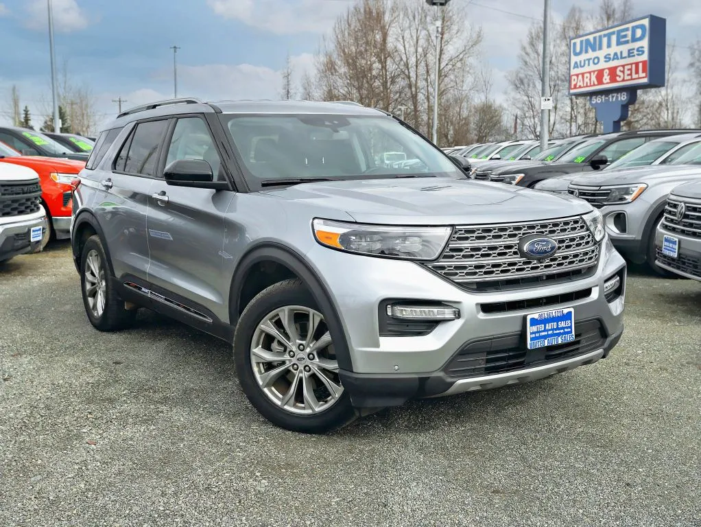 Silver 2023 Ford Explorer Limited Sport Utility 4D for sale in Anchorage, AK