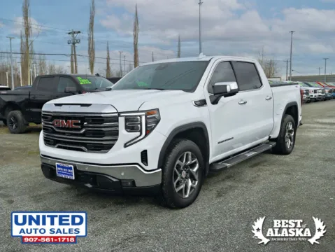 Photos of 2024 GMC Sierra 1500 Crew Cab SLT Pickup 4D 5 3/4 ft for sale in Anchorage, AK at United Auto Sales