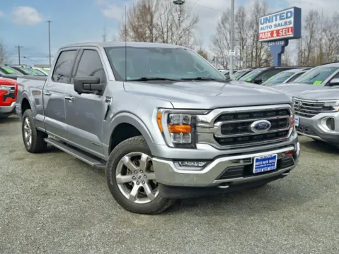 Silver 2021 Ford F-150 SuperCrew Cab XLT Pickup 4D 6 1/2 ft for sale in Anchorage, AK