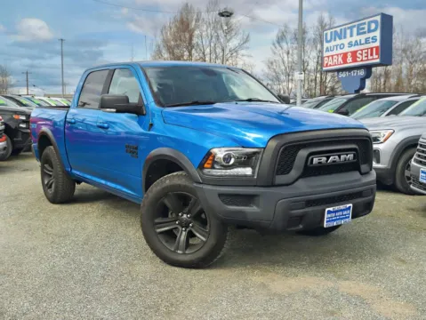 Blue 2021 Ram 1500 Classic Crew Cab Warlock Pickup 4D 5 1/2 ft for sale in Anchorage, AK