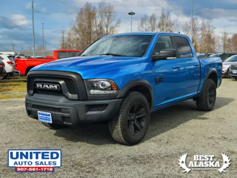 Another view of 2021 Ram 1500 Classic Crew Cab Warlock Pickup 4D 5 1/2 ft for sale in Anchorage, AK at United Auto Sales