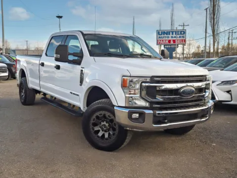 White 2021 Ford F350 Super Duty Crew Cab XLT Pickup 4D 8 ft for sale in Anchorage, AK