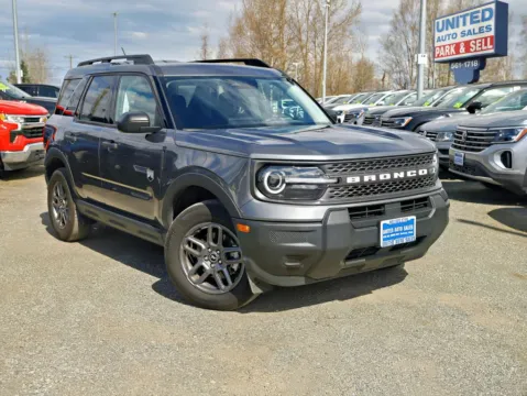 Gray 2025 Ford Bronco Sport Big Bend Sport Utility 4D for sale in Anchorage, AK