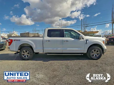 More photos of 2021 Ford F-150 SuperCrew Cab Lariat Pickup 4D 6 1/2 ft at United Auto Sales, AK