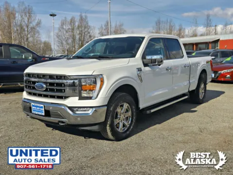 Photos of 2021 Ford F-150 SuperCrew Cab Lariat Pickup 4D 6 1/2 ft for sale in Anchorage, AK at United Auto Sales