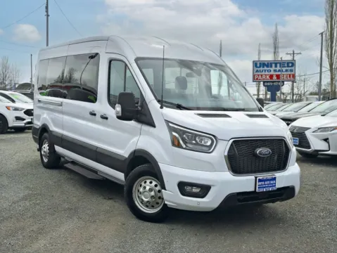 White 2023 Ford Transit 350 Passenger Van XLT w/Medium Roof Van 3D for sale in Anchorage, AK