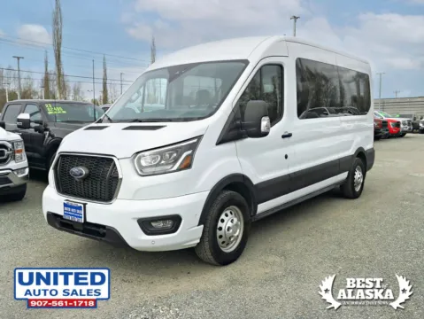 Photos of 2023 Ford Transit 350 Passenger Van XLT w/Medium Roof Van 3D for sale in Anchorage, AK at United Auto Sales