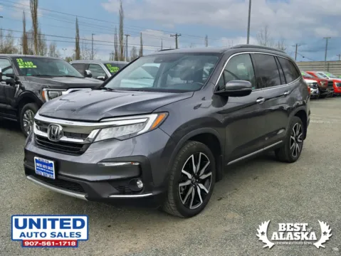 Another view of 2019 Honda Pilot Elite Sport Utility 4D for sale in Anchorage, AK at United Auto Sales