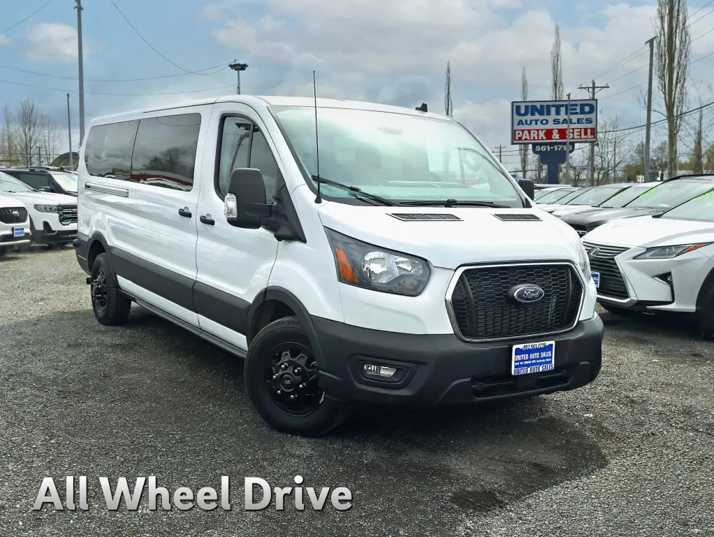 White 2024 Ford Transit 350 Passenger Van XL w/Low Roof Van 3D for sale in Anchorage, AK