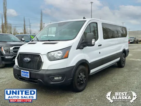 Photos of 2024 Ford Transit 350 Passenger Van XL w/Low Roof Van 3D for sale in Anchorage, AK at United Auto Sales