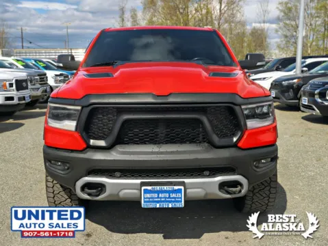 Photos of 2019 Ram 1500 Crew Cab Rebel Pickup 4D 5 1/2 ft for sale in Anchorage, AK at United Auto Sales