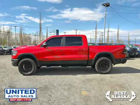 Another view of 2019 Ram 1500 Crew Cab Rebel Pickup 4D 5 1/2 ft for sale in Anchorage, AK at United Auto Sales