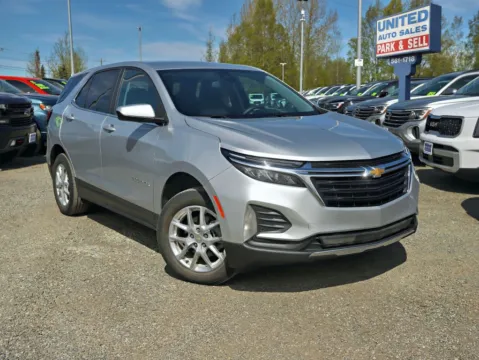 Silver 2022 Chevrolet Equinox LT Sport Utility 4D for sale in Anchorage, AK