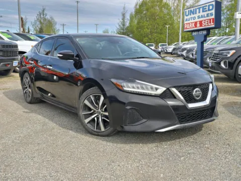 Black 2020 Nissan Maxima SV Sedan 4D for sale in Anchorage, AK
