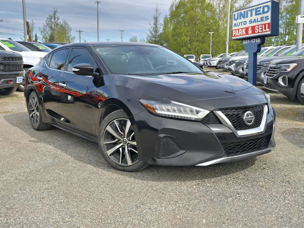 Black 2020 Nissan Maxima SV Sedan 4D for sale in Anchorage, AK