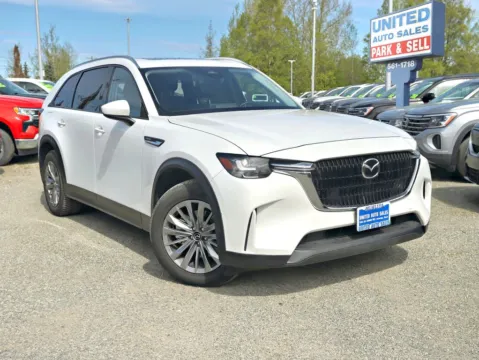 White 2024 MAZDA CX-90 PHEV Preferred Sport Utility 4D for sale in Anchorage, AK