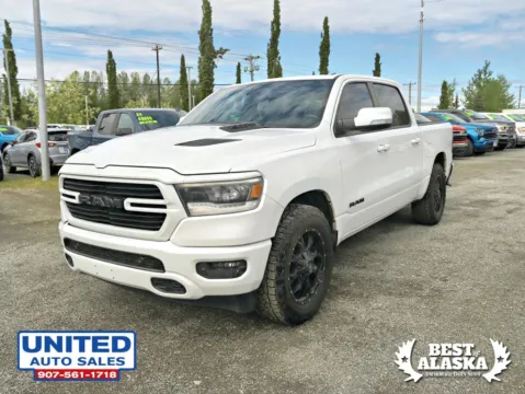 Photos of 2019 Ram 1500 Crew Cab Rebel Pickup 4D 5 1/2 ft for sale in Anchorage, AK at United Auto Sales