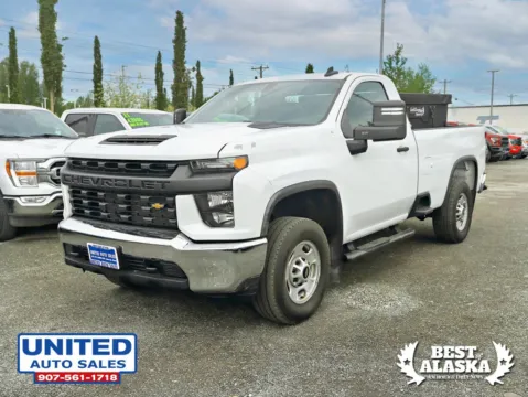 Photos of 2022 Chevrolet Silverado 2500 HD Regular Cab Work Truck Pickup 2D 8 ft for sale in Anchorage, AK at United Auto Sales