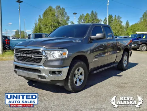 Photos of 2022 Ram 1500 Quad Cab Big Horn Pickup 4D 6 1/3 ft for sale in Anchorage, AK at United Auto Sales