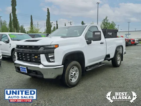Another view of 2022 Chevrolet Silverado 2500 HD Regular Cab Work Truck Pickup 2D 8 ft for sale in Anchorage, AK at United Auto Sales