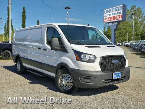 White 2023 Ford Transit 250 Cargo Van Low Roof w/LWB Van 3D for sale in Anchorage, AK