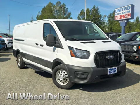 White 2022 Ford Transit 250 Cargo Van Low Roof w/LWB Van 3D for sale in Anchorage, AK
