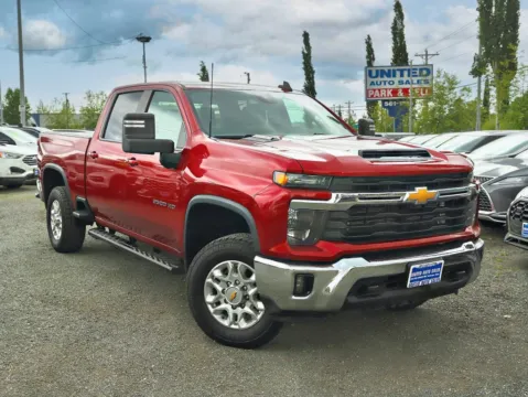 Red 2024 Chevrolet Silverado 2500 HD Crew Cab LT Pickup 4D 6 1/2 ft for sale in Anchorage, AK