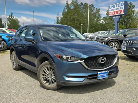Blue 2017 MAZDA CX-5 Sport SUV 4D for sale in Anchorage, AK