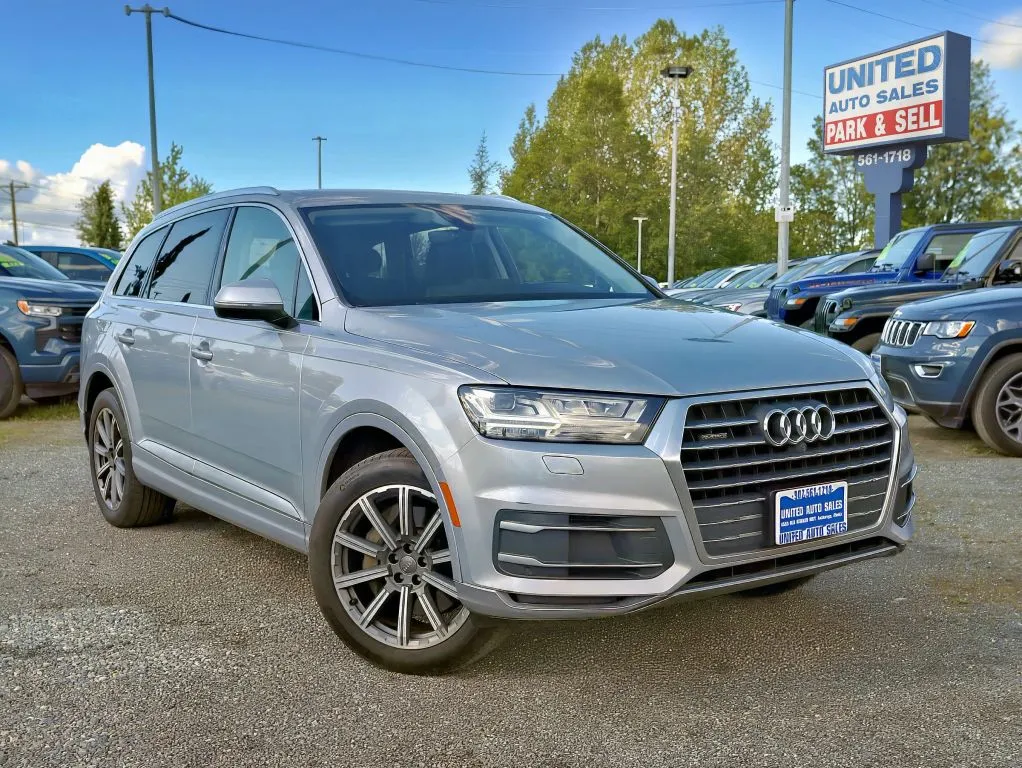 Silver 2018 Audi Q7 2.0T Premium Plus Sport Utility 4D for sale in Anchorage, AK