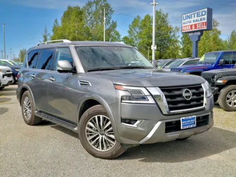 Gray 2024 Nissan Armada SL Sport Utility 4D for sale in Anchorage, AK